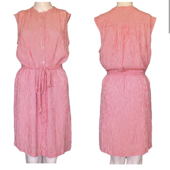 LOFT Striped Summer Dress - Picture 1 of 4